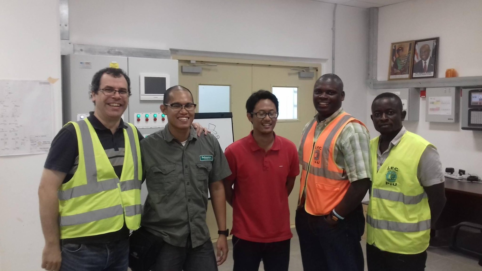 O&M training session at Mount Coffee HPP